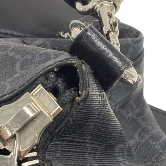 GUCCI GG Supreme Canvas Messenger Bag 474139 Black Dark Navy Red PVC - - Picture 12 of 15